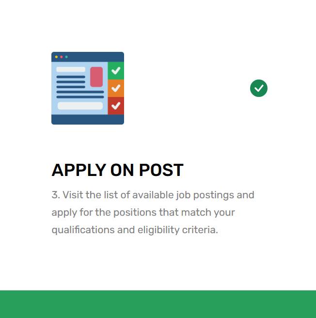 Procedure to Apply Online for STI Jobs 2025 Step 3